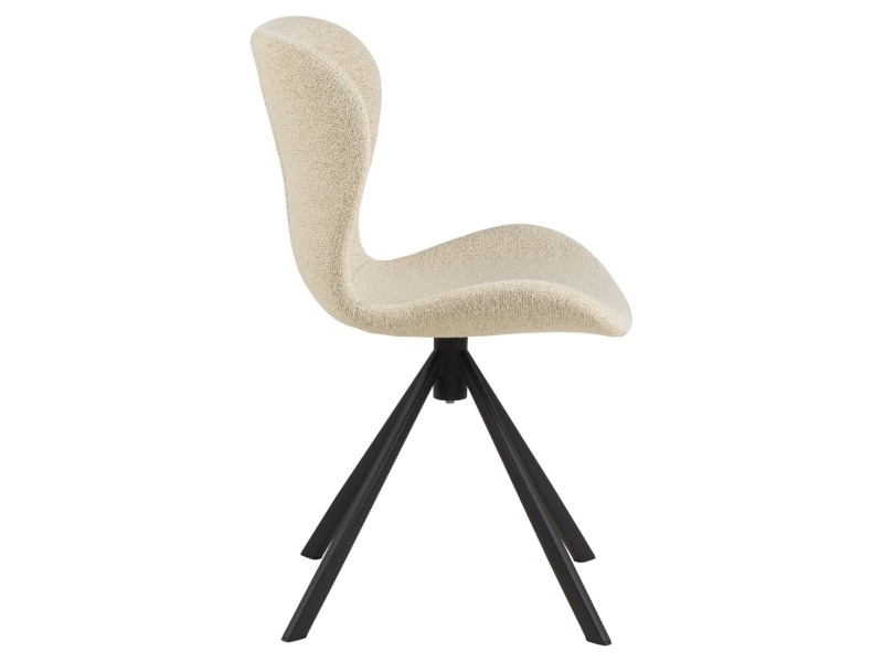 Krzesło obrotowe Batilda kremowe Monza 90 - ACTONA